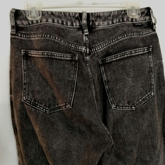 4561) PacSun Black Acid Wash Mom Jeans Size 26 - Picture 4 of 11